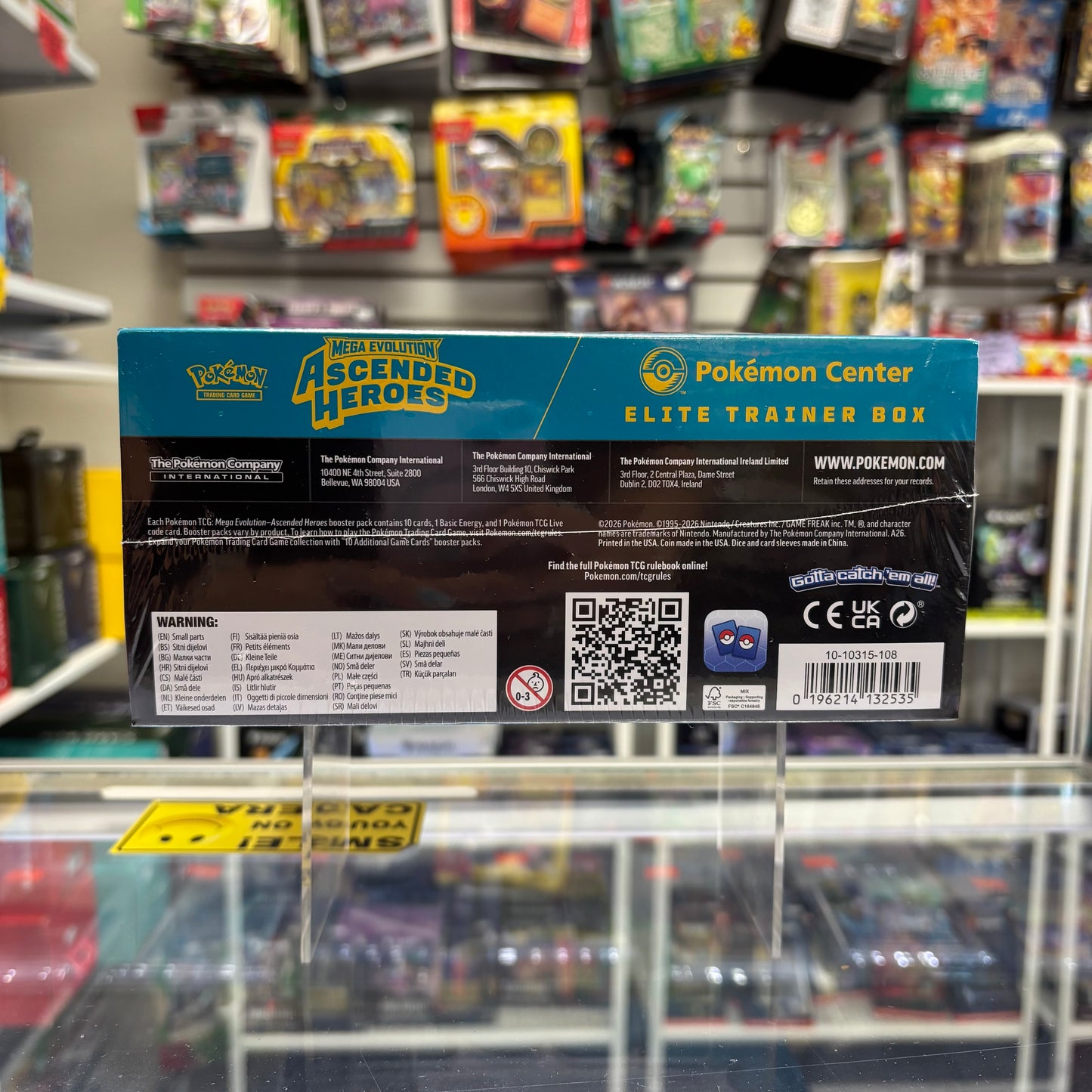 Pokemon Mega Evolution - Ascended Heroes Elite Trainer Box [Pokemon Center]