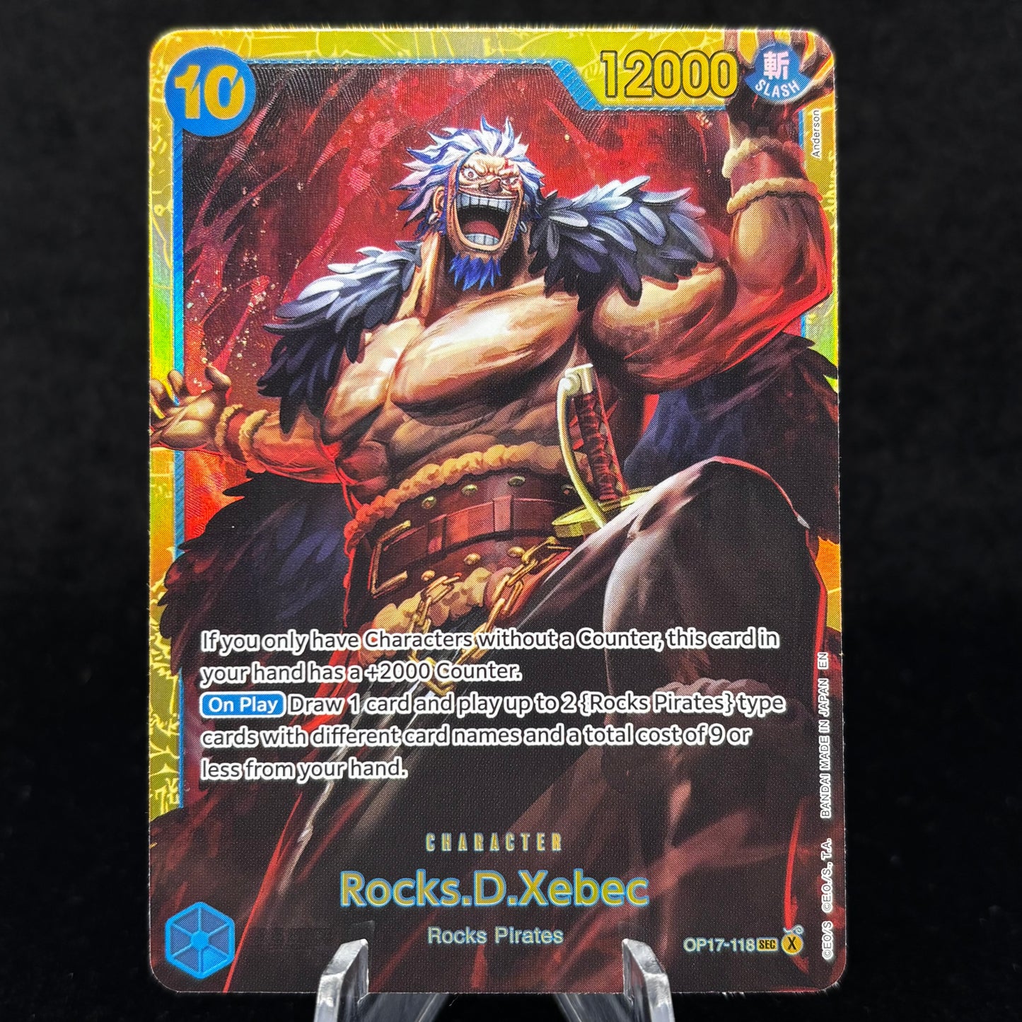 Rocks.D.Xebec (118) - The World's Strongest Warriors Single Card