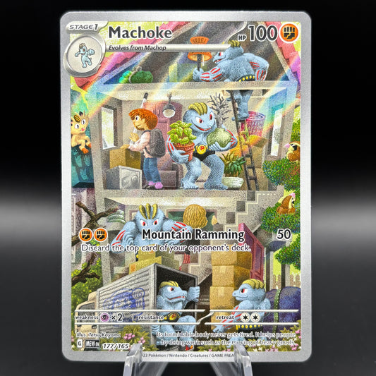Machoke - 177/165 - SV: Scarlet & Violet 151 Single Card *Light Play*