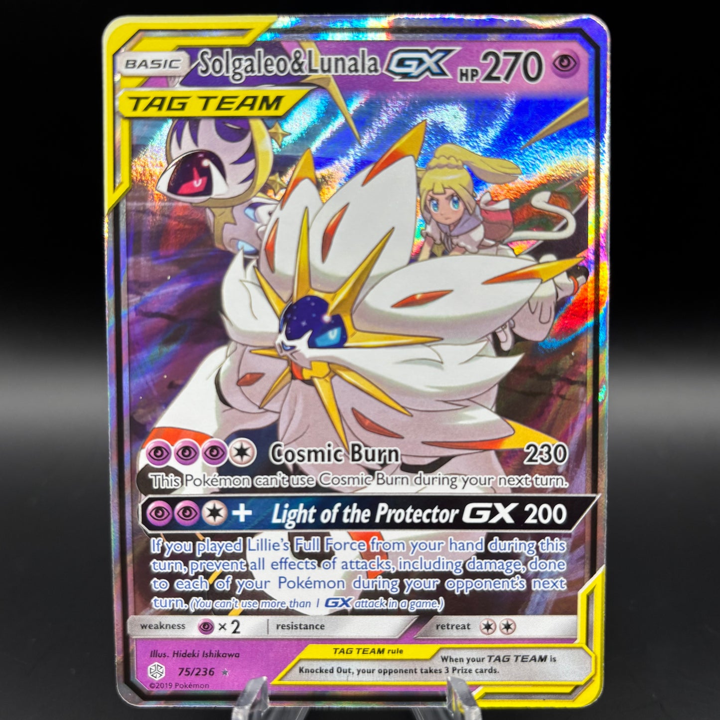 Solgaleo & Lunala GX - SM - Cosmic Eclipse Single Card