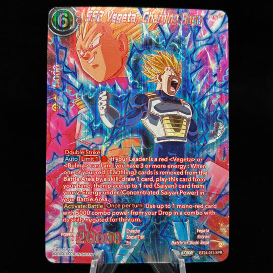 SS2 Vegeta, Charging Rage (SPR) - Beyond Generations Single Card