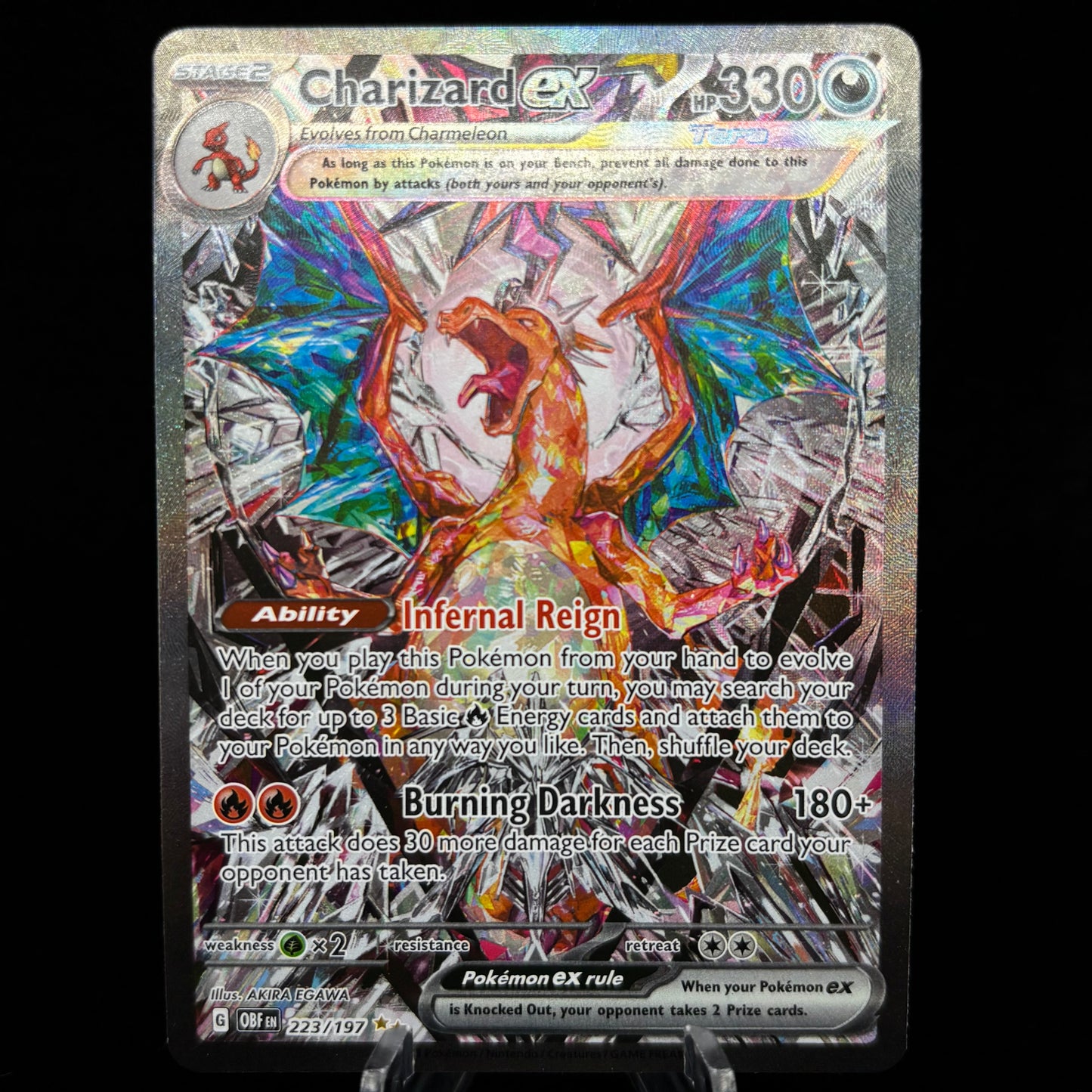 Charizard ex - 223/197 - SV03: Obsidian Flames *Lightly Played* Single Card