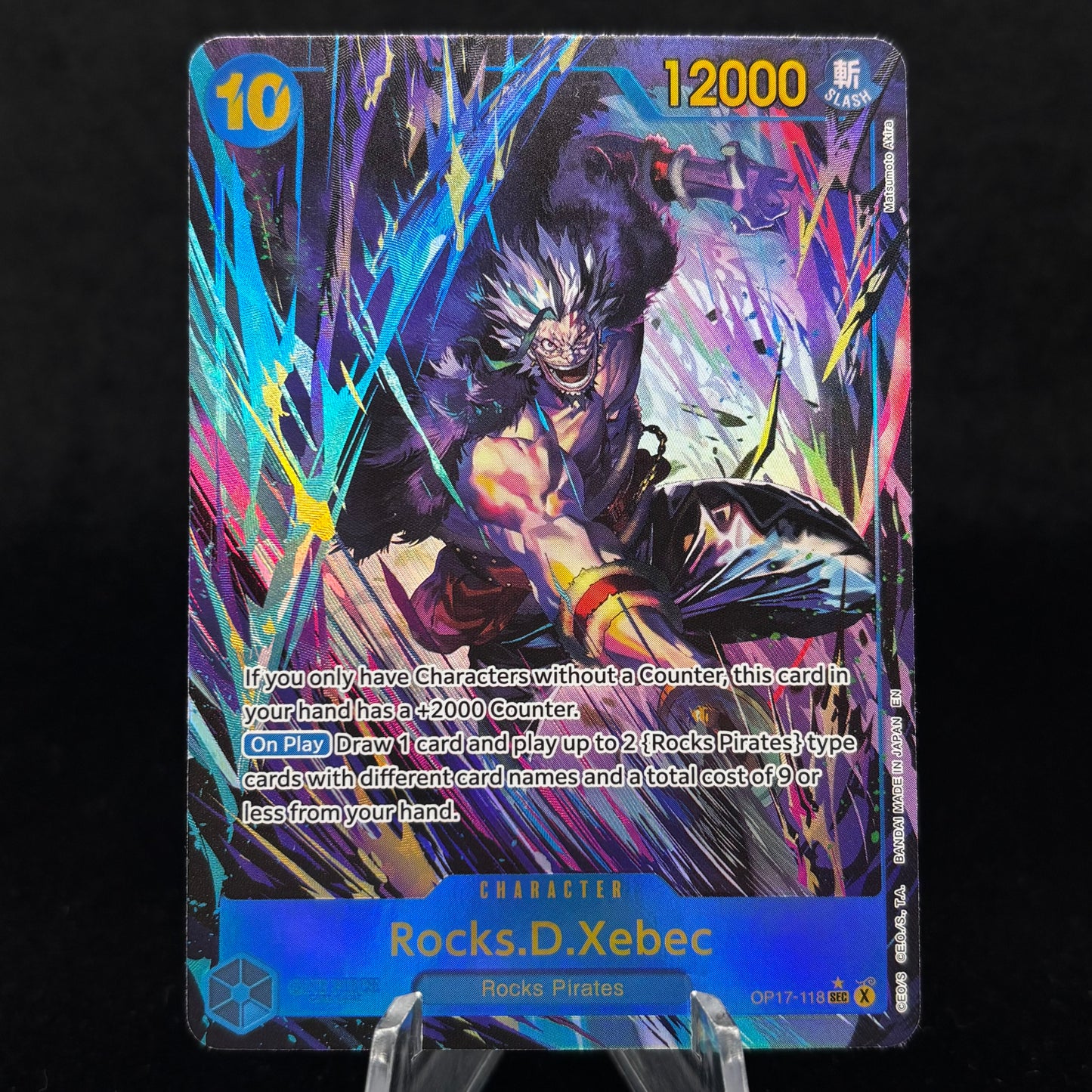 Rocks.D.Xebec OP17 (118) (Alternate Art) - The World's Strongest Warriors Single Card