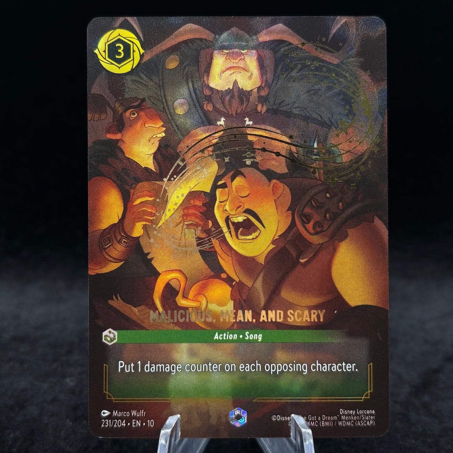 Malicious, Mean, and Scary (Enchanted) - Whispers in the Well Single Card