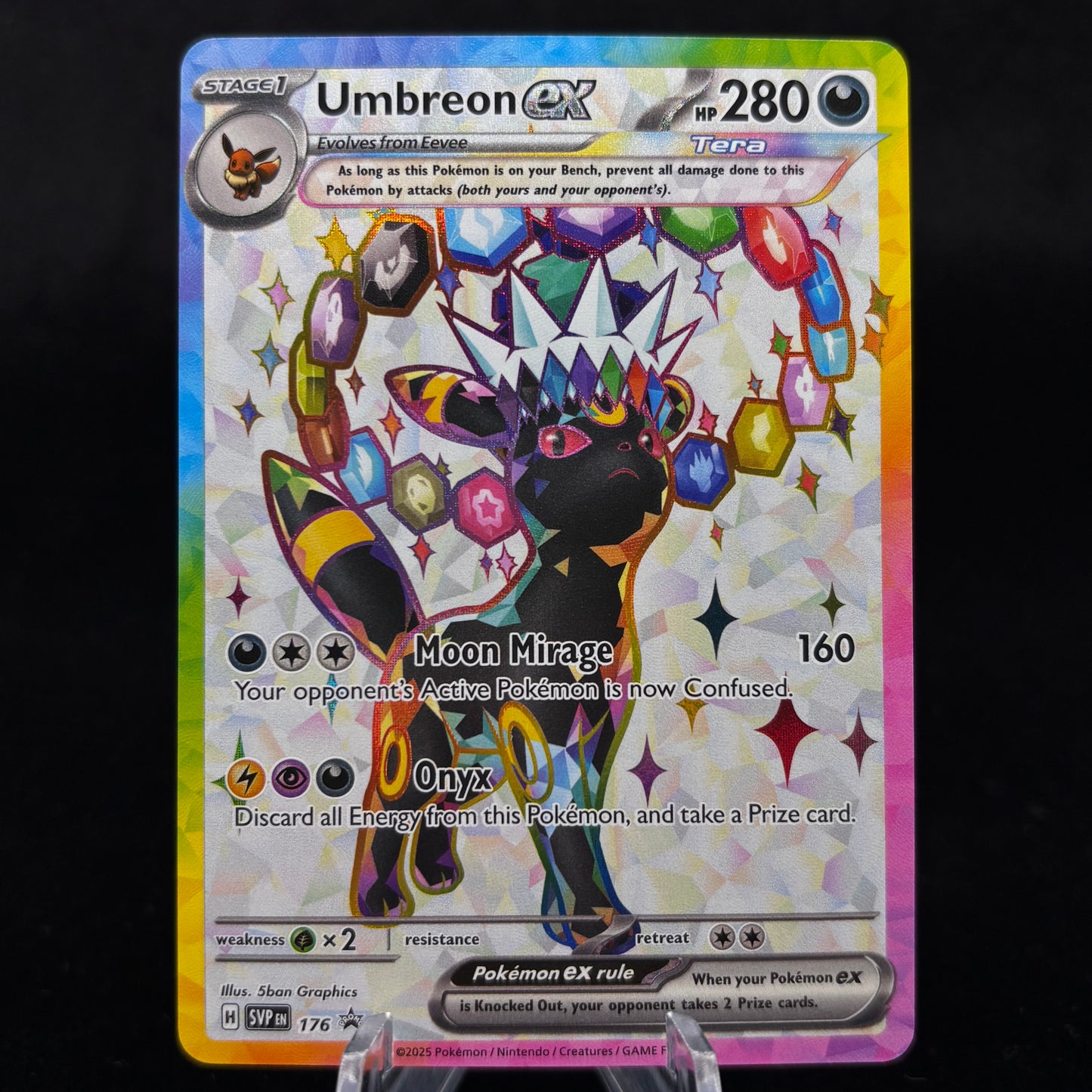 Umbreon ex - 176 - SV: Scarlet & Violet PR Single Card