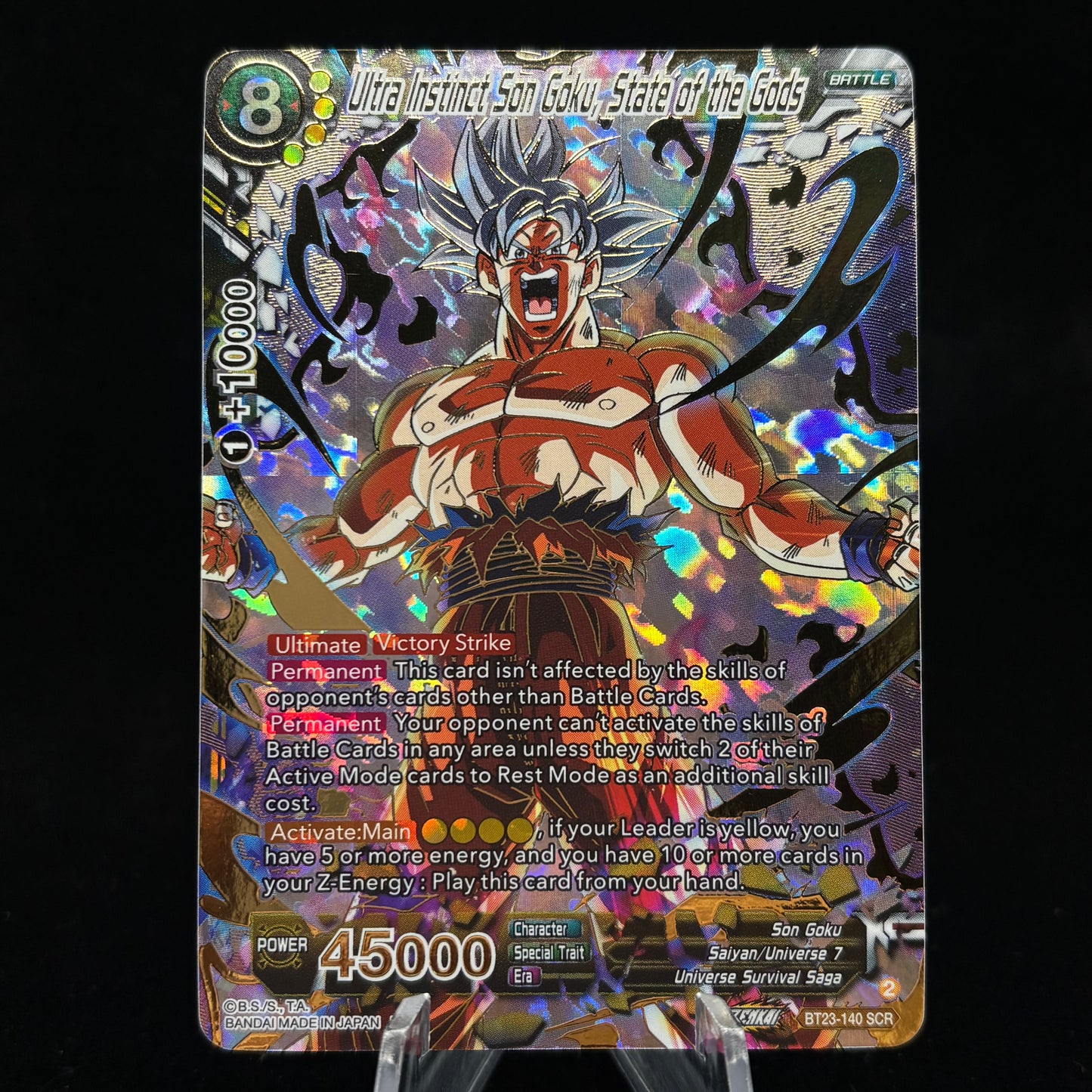 Ultra Instinct Son Goku, State of the Gods - Perfect Combination Single Card