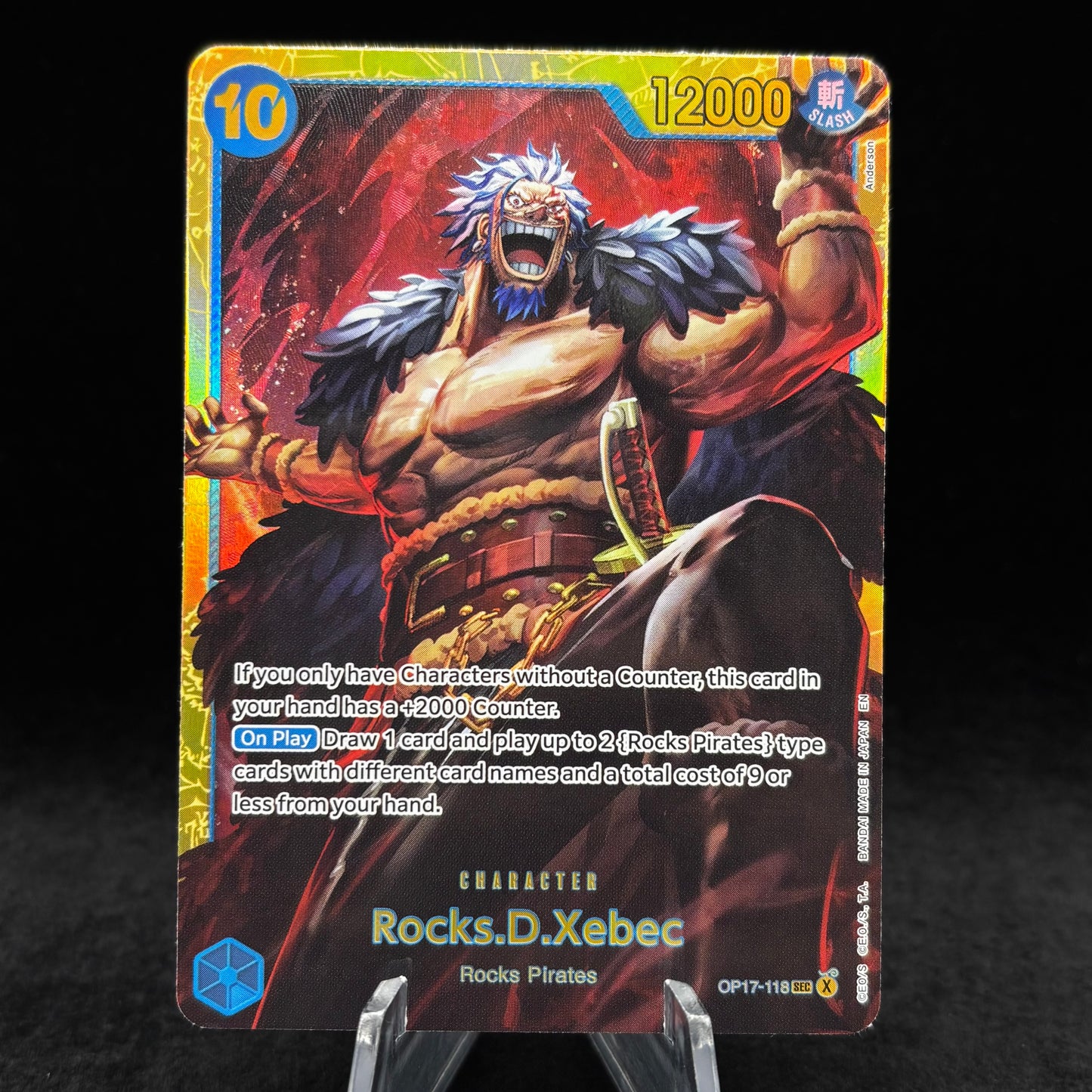Rocks.D.Xebec (118) - The World's Strongest Warriors Single Card
