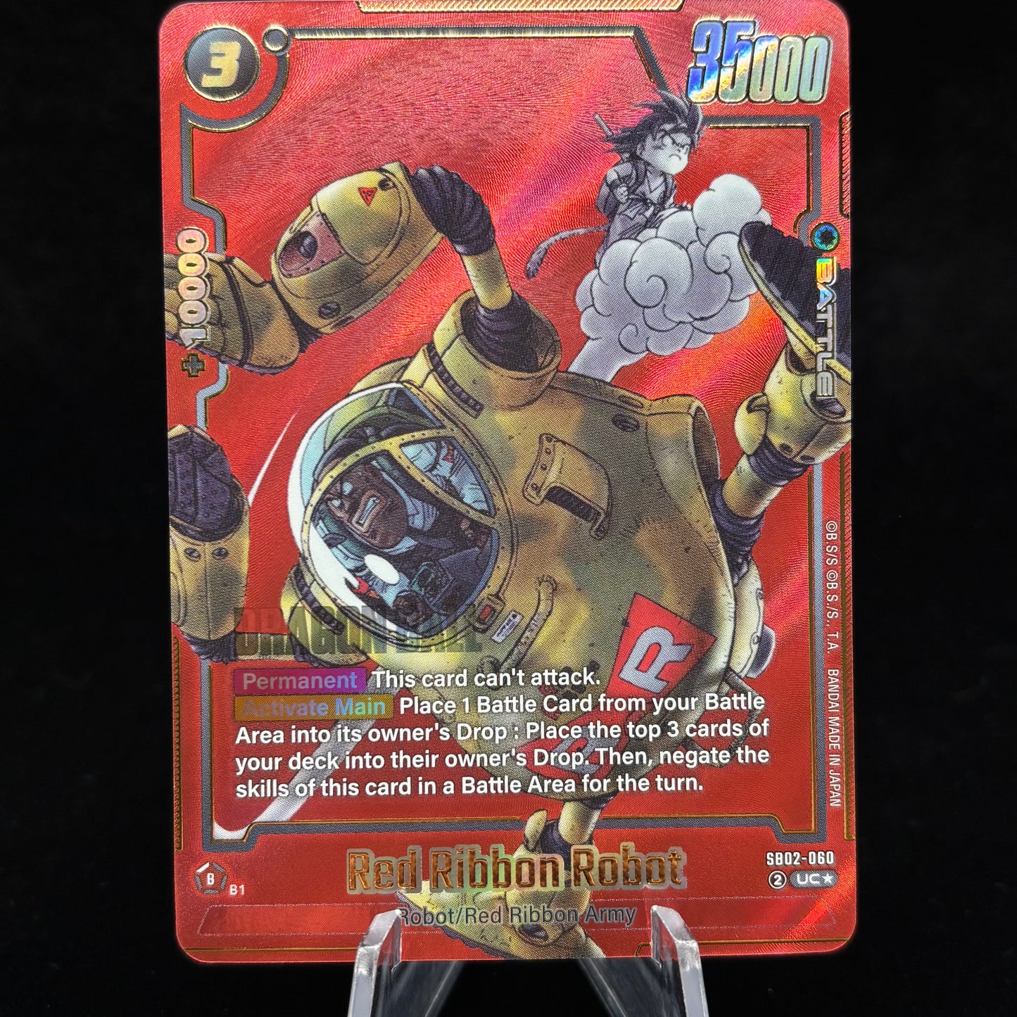Red Ribbon Robot (Alternate Art) - Manga Booster 02 (SB02) Single Card