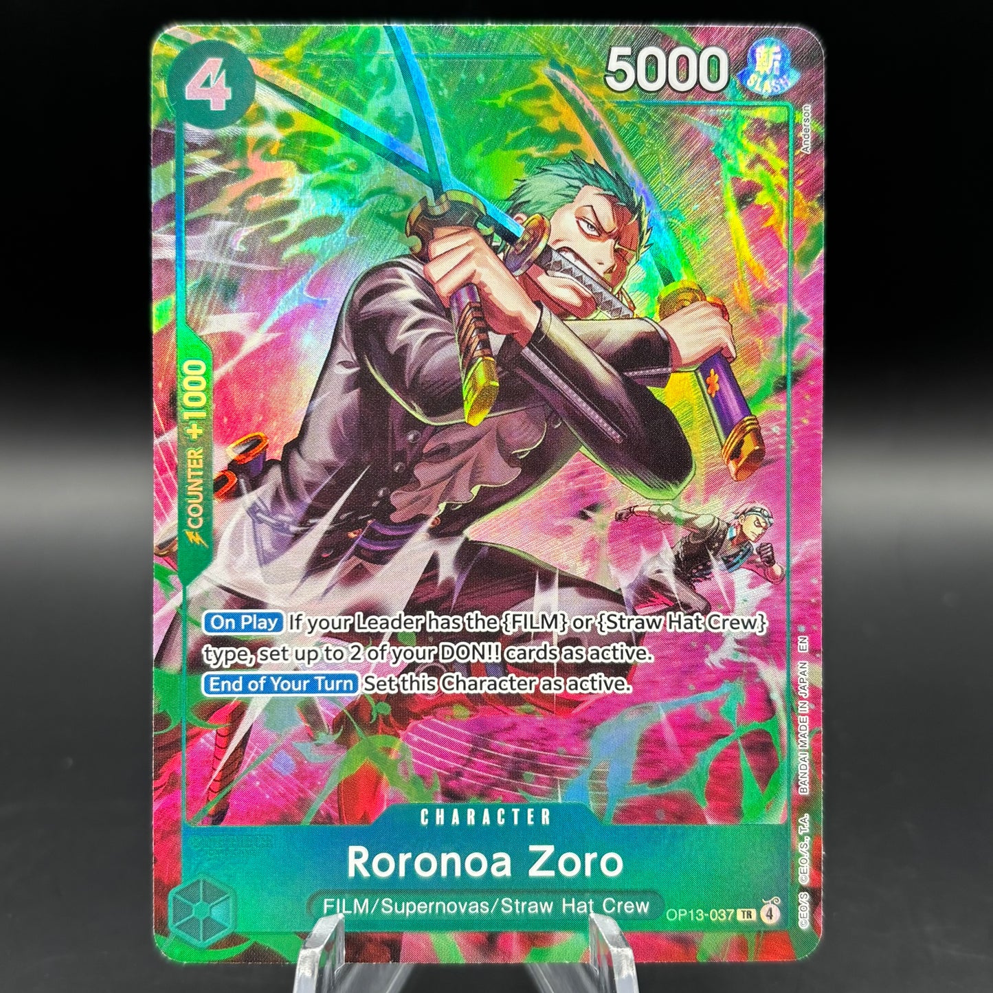 Roronoa Zoro (OP13-037) - Adventure on Kami's Island Single Card