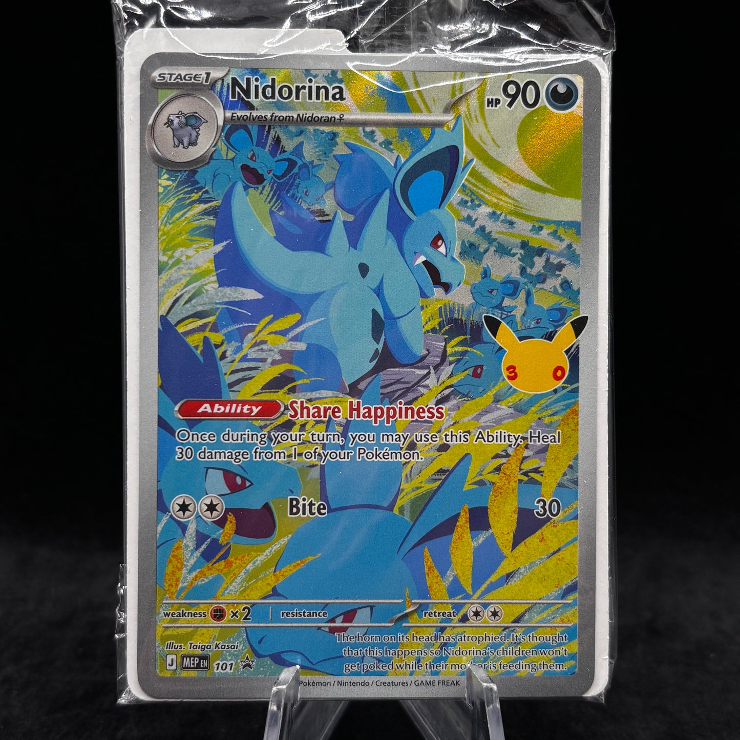 Nidorina - 101 Single Card *Sealed*