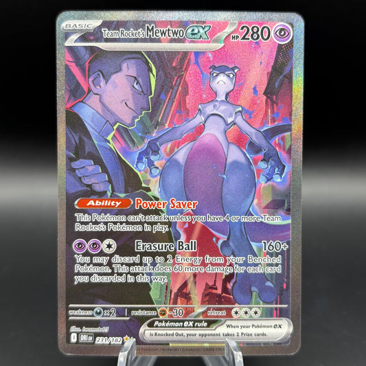 Team Rocket's Mewtwo ex - 231/182 - SV10: Destined Rivals Single Card