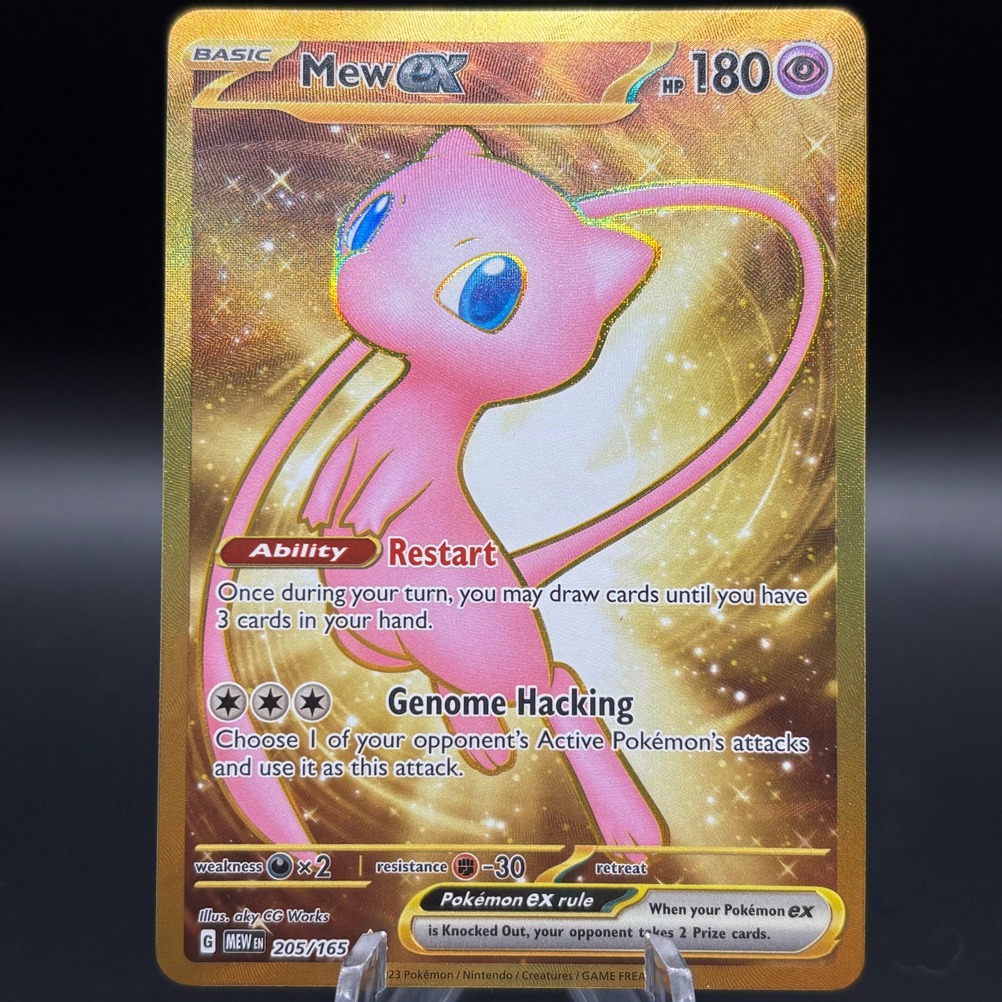 Mew ex - 205/165 Single Card