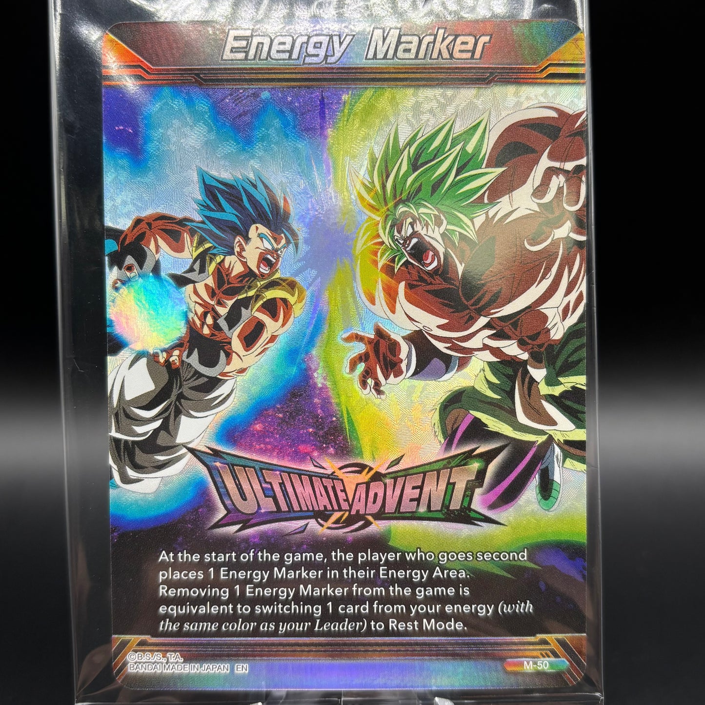 Energy Marker - Ultimate Advent (M-50) - Three Glorious Fighters *Sealed PR* Single Card
