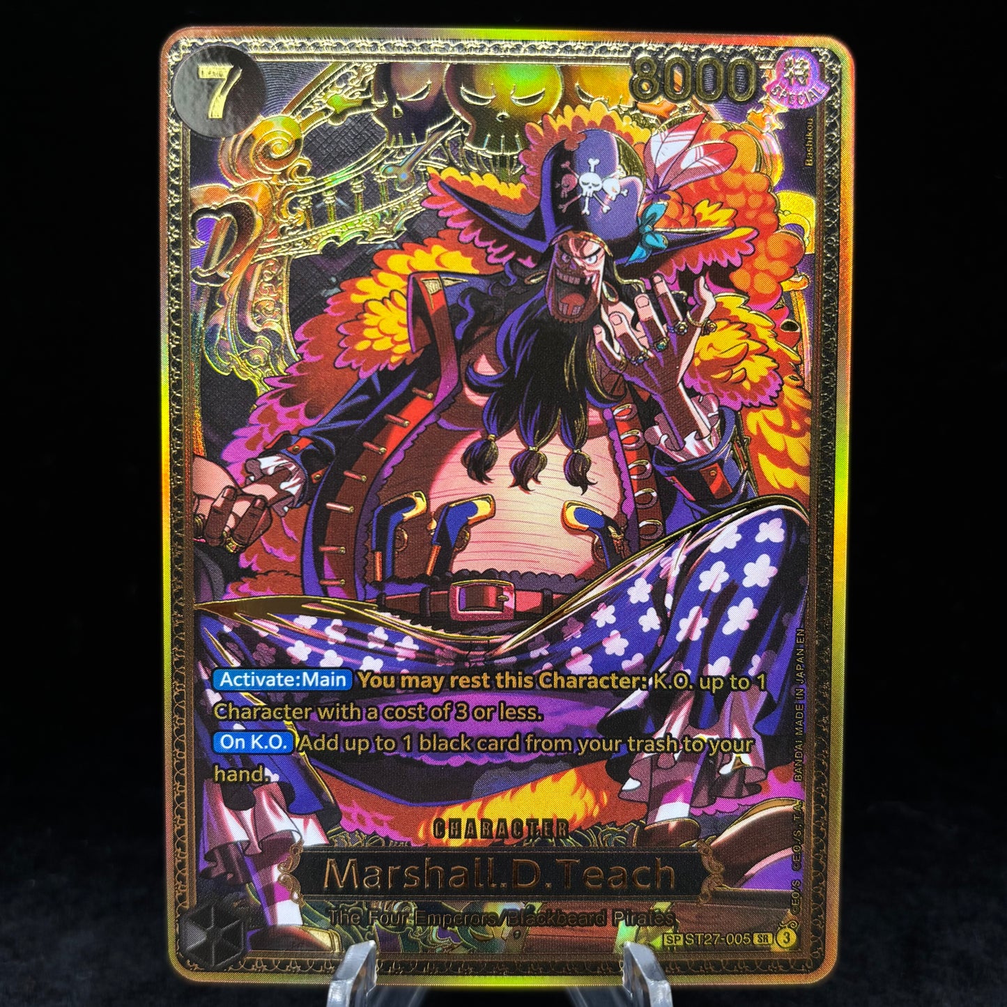 Marshall.D.Teach (ST27-005) (SP) - The World's Strongest Warriors Single Card