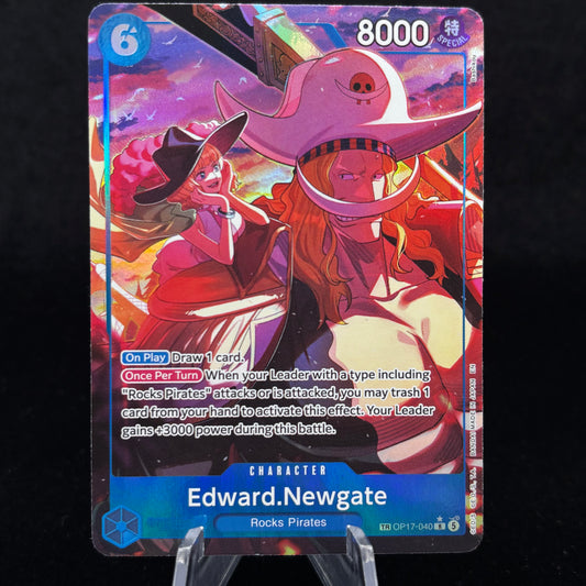 Edward.Newgate OP17 (040) (TR) - The World's Strongest Warriors Single Card