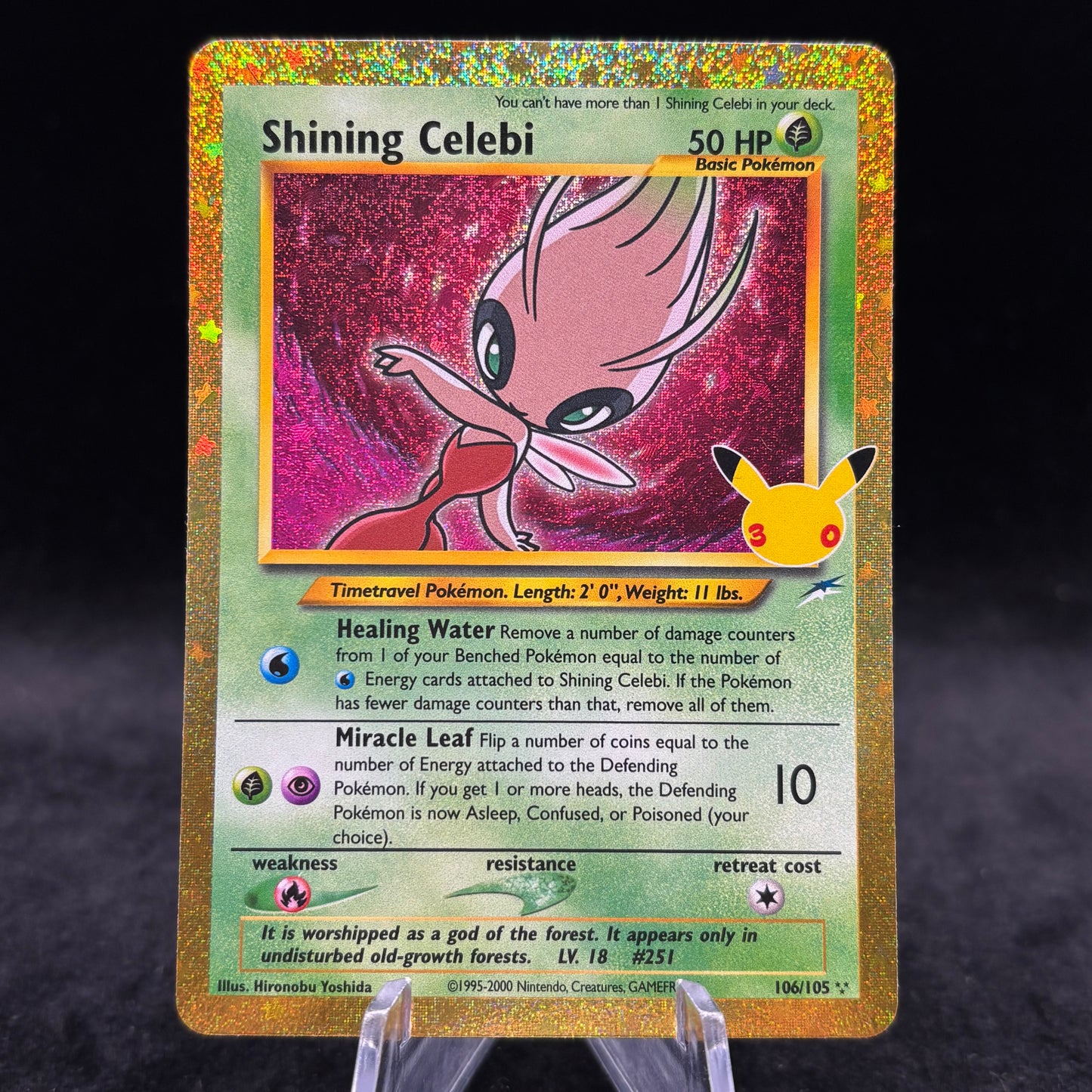 Shining Celebi - ME: 30th Celebration Classic Collection Single Card