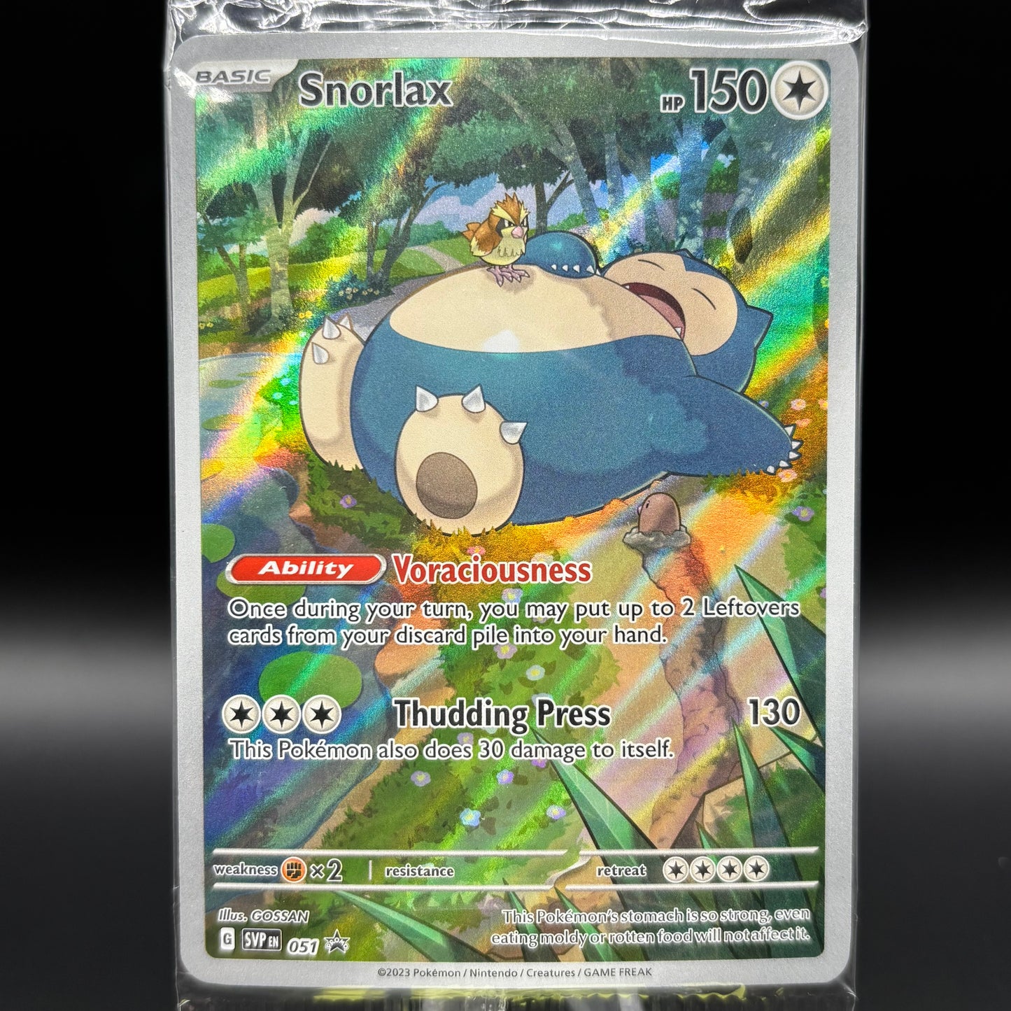 Snorlax - 051 - SV: Scarlet & Violet *Sealed PR* Single Card