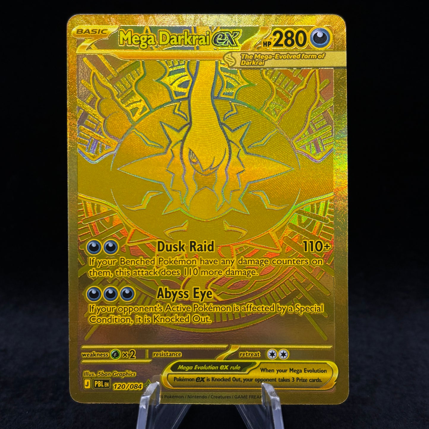 Mega Darkrai ex - 120/084 - ME05: Pitch Black Single Card