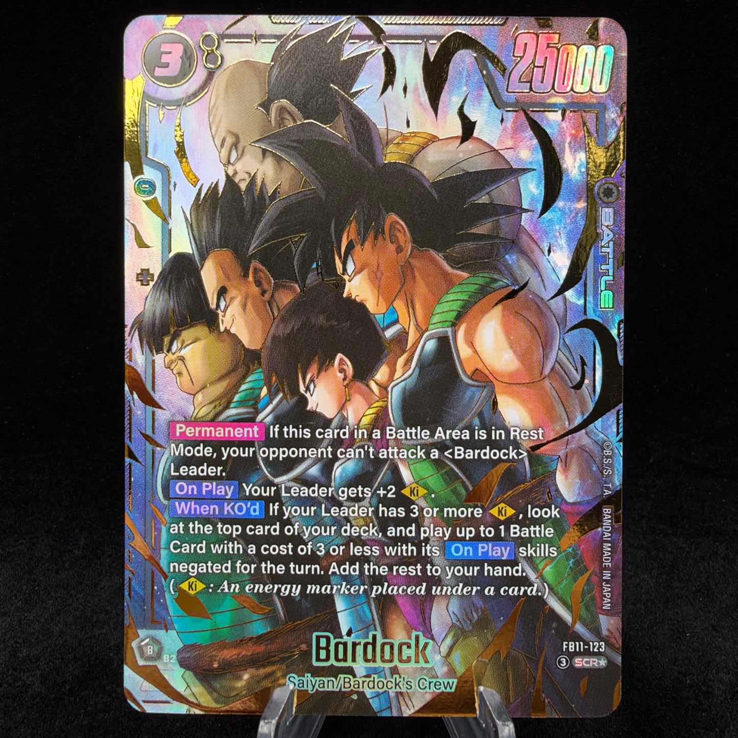 Bardock - FB11-123 (Alternate Art) - Brightness of Hope Single Card
