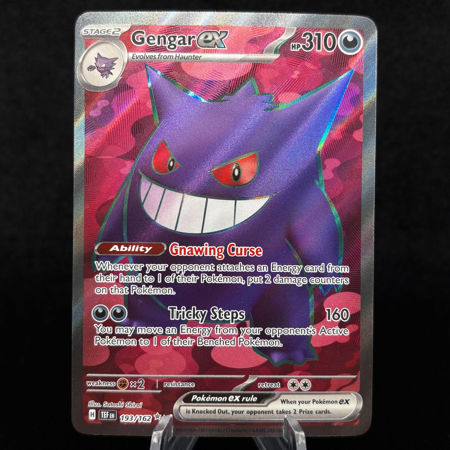 Gengar ex - 193/162 - SV05: Temporal Forces *Light Play* Single Card