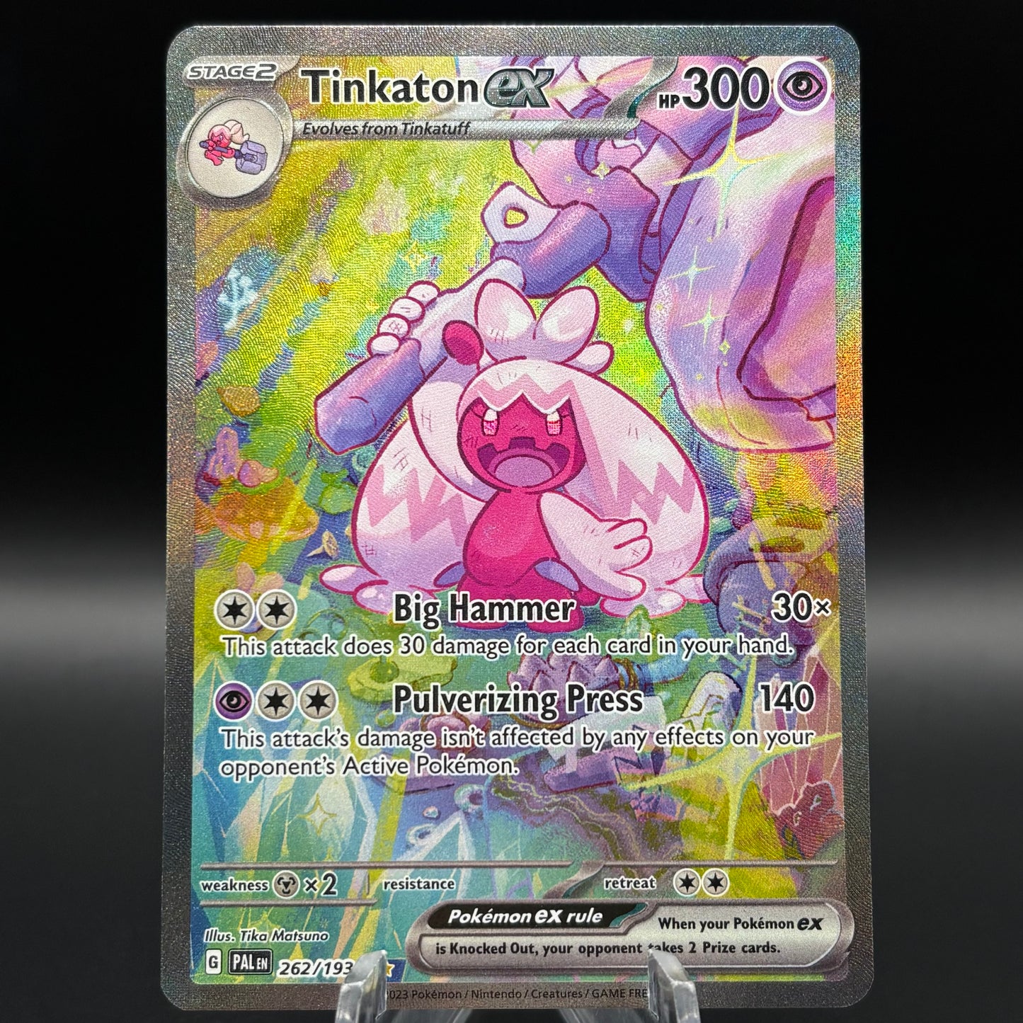 Tinkaton ex - 262/193 Single Card