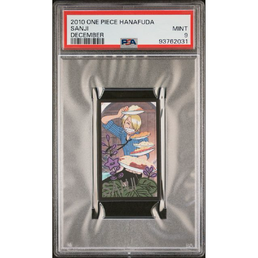 PSA 9 2010 One Piece Hanafuda Sanji December