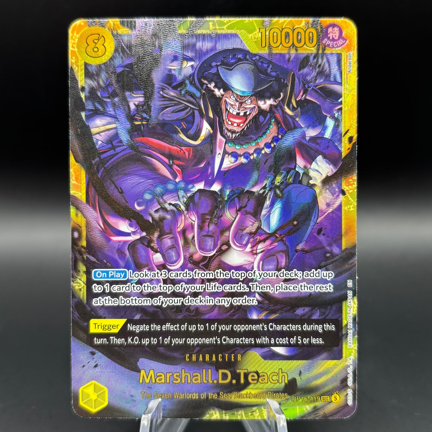 Marshall.D.Teach (119) - The Time of Battle Single Card