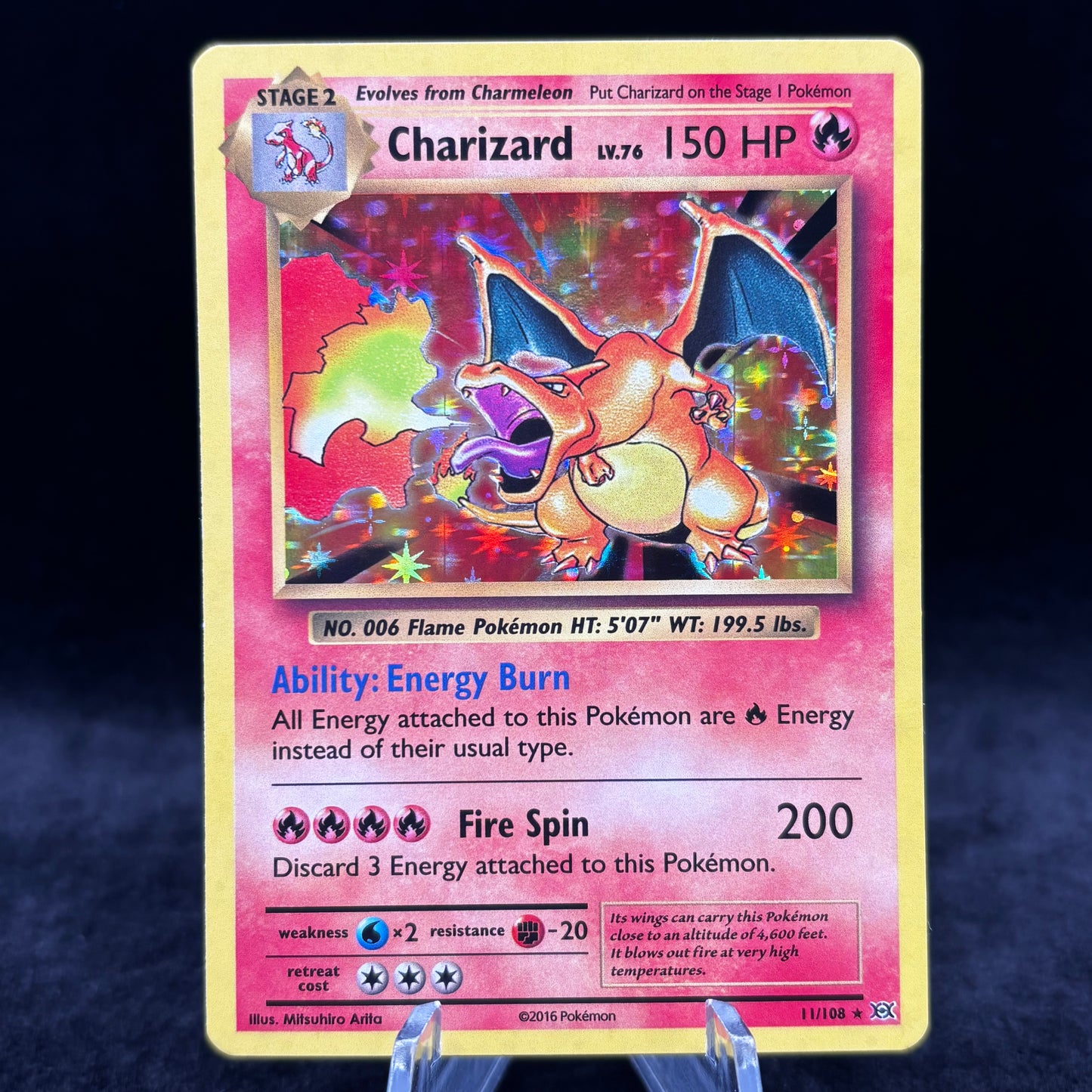 Charizard 11/108 *Light Play* Single Card