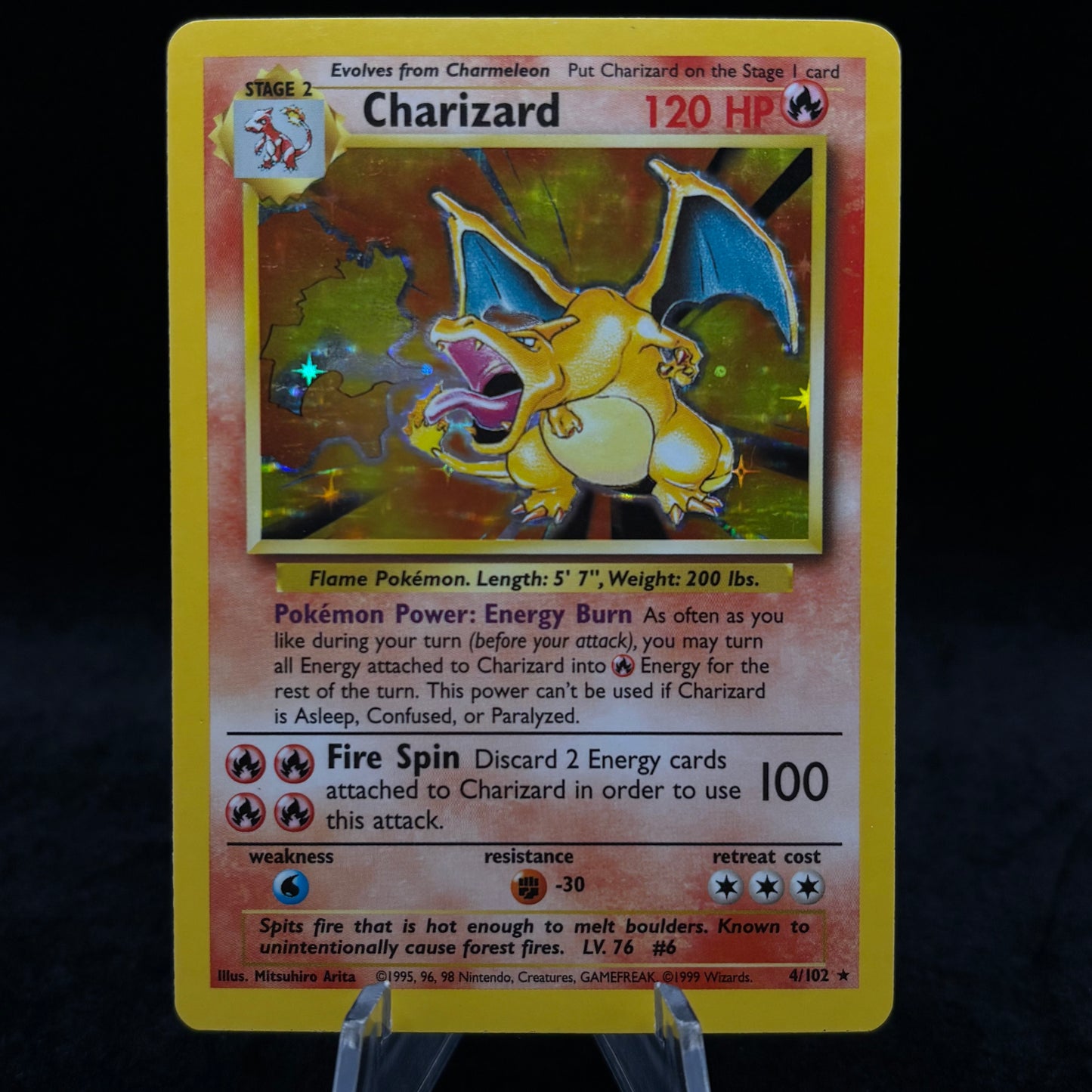 Charizard - Base Set *Light Play* Single Card
