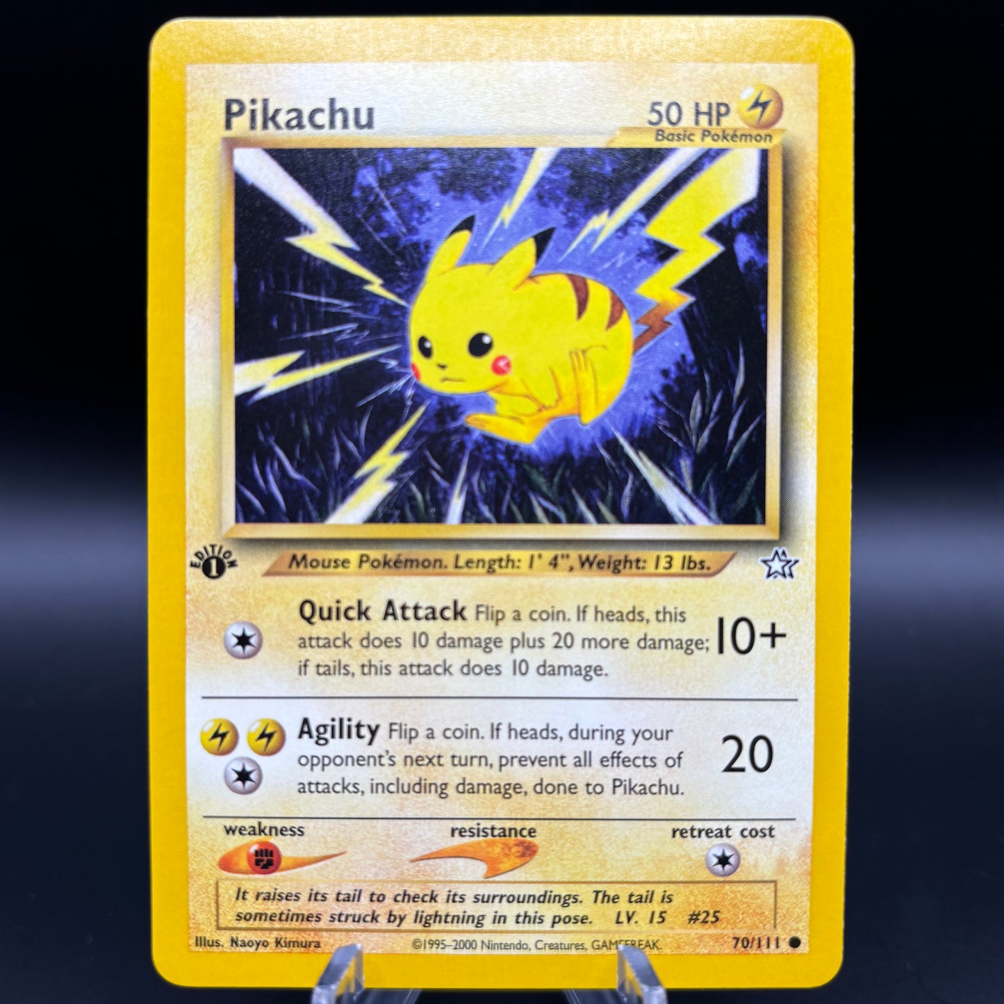 Pikachu - Neo Genesis Single Card
