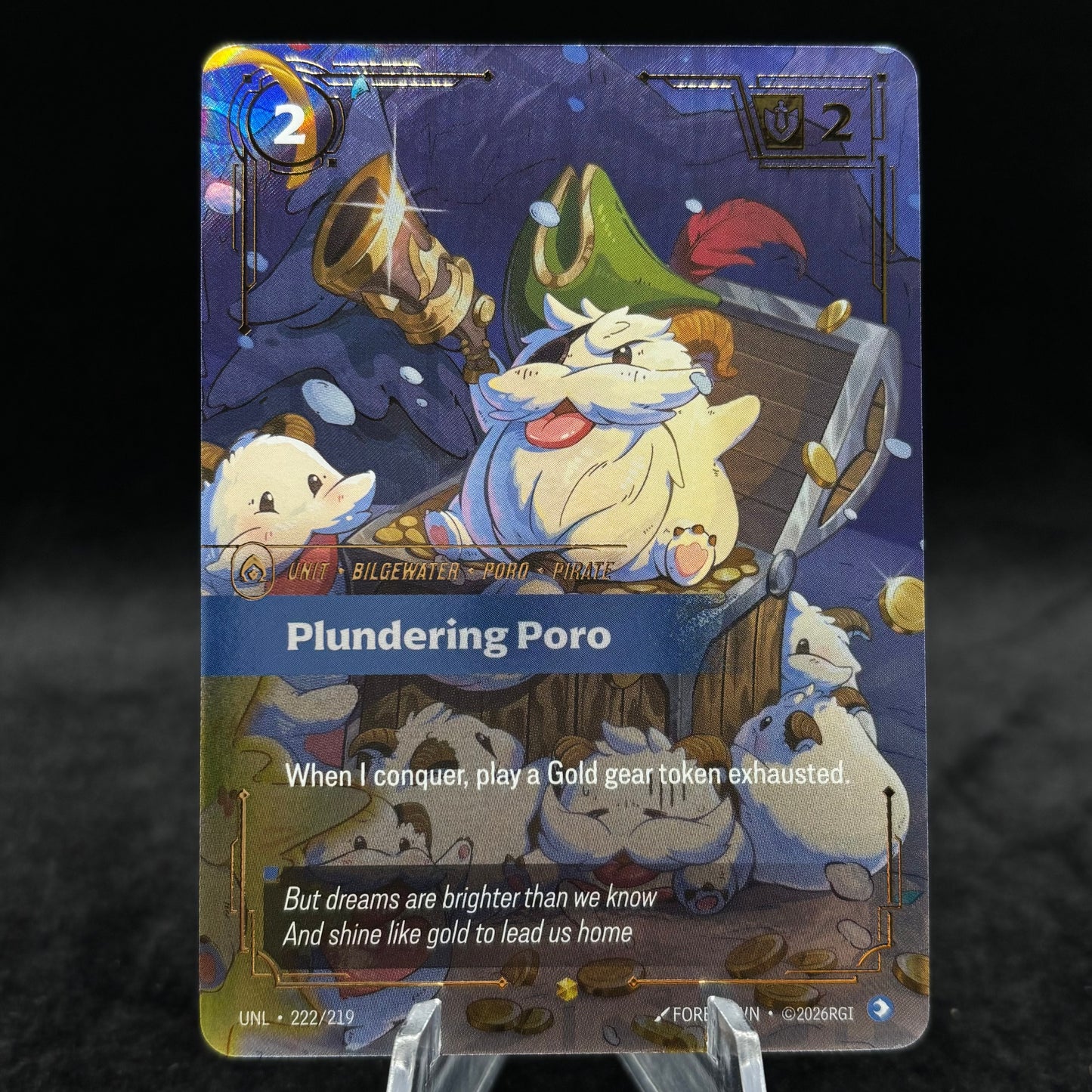 Plundering Poro (Overnumbered) - Unleashed Single Card