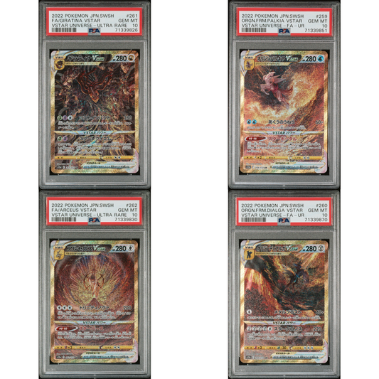 Crown Zenith Secret Gold Vstar PSA 10 - 4 Slab Set