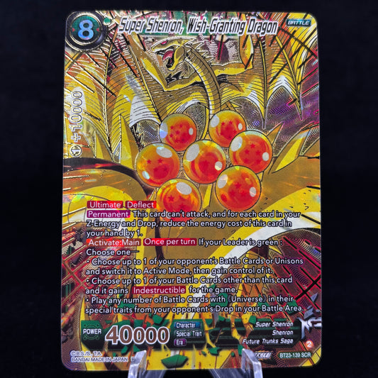 Super Shenron, Wish-Granting Dragon - Perfect Combination Single Card