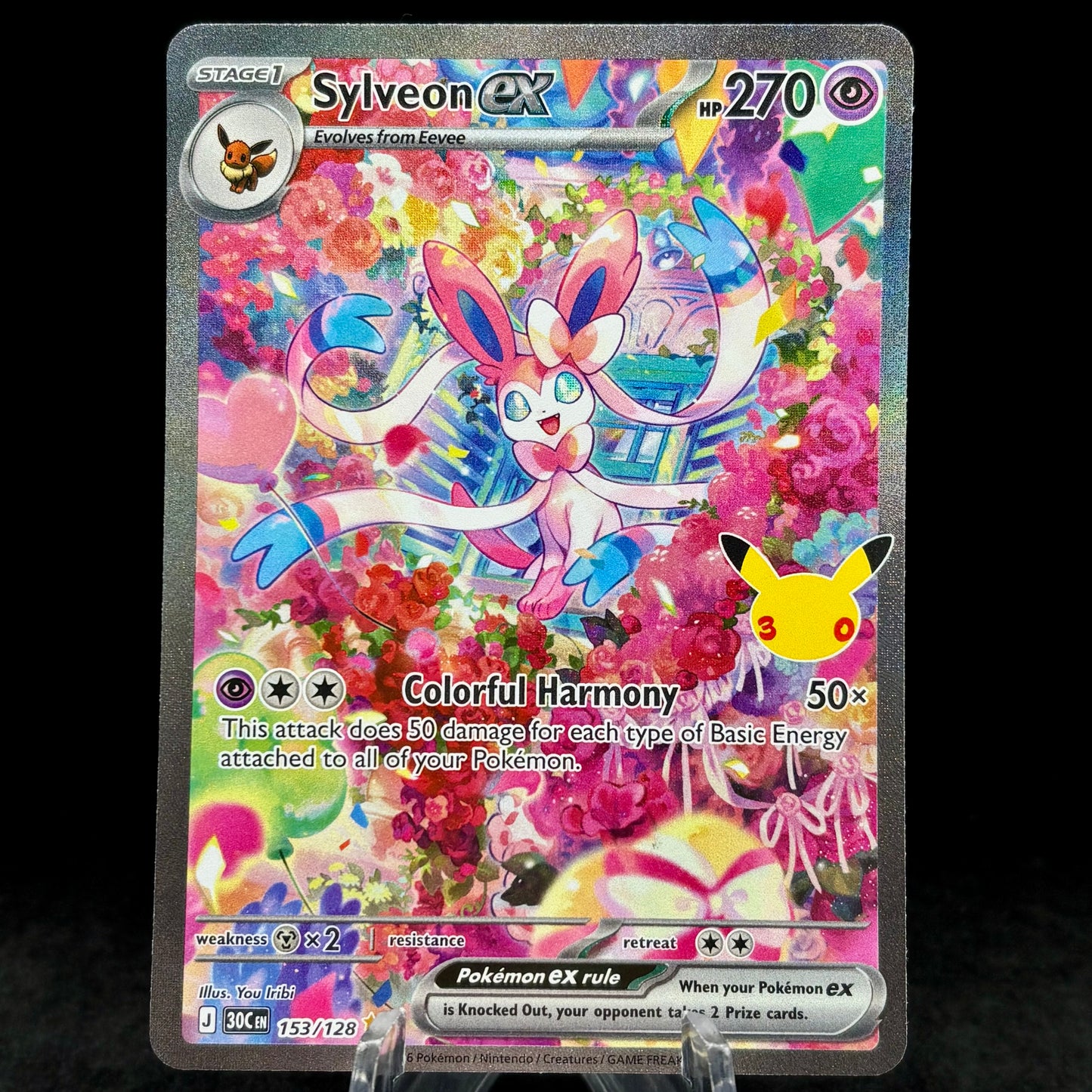 Sylveon ex - 153/128 Single Card