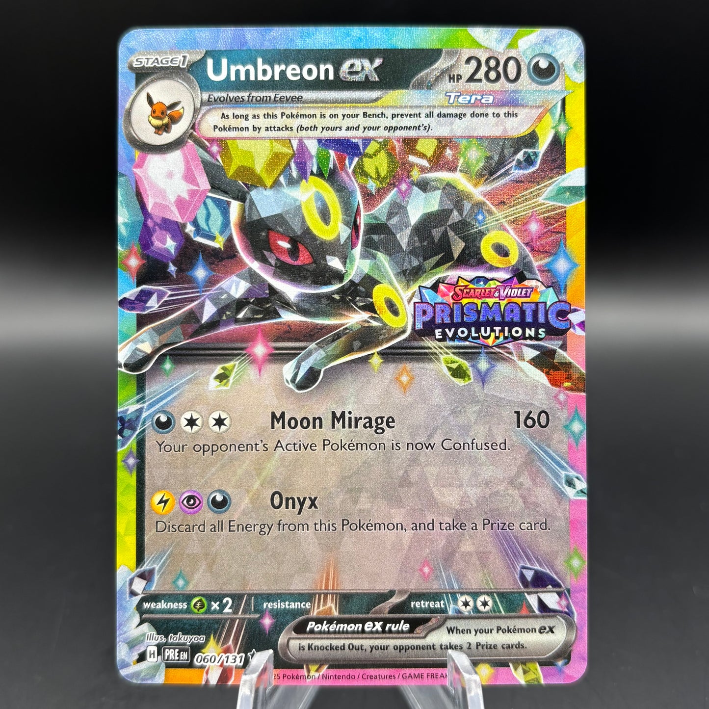 Umbreon ex - 060/131 (Prismatic Evolutions Stamp) Single Card