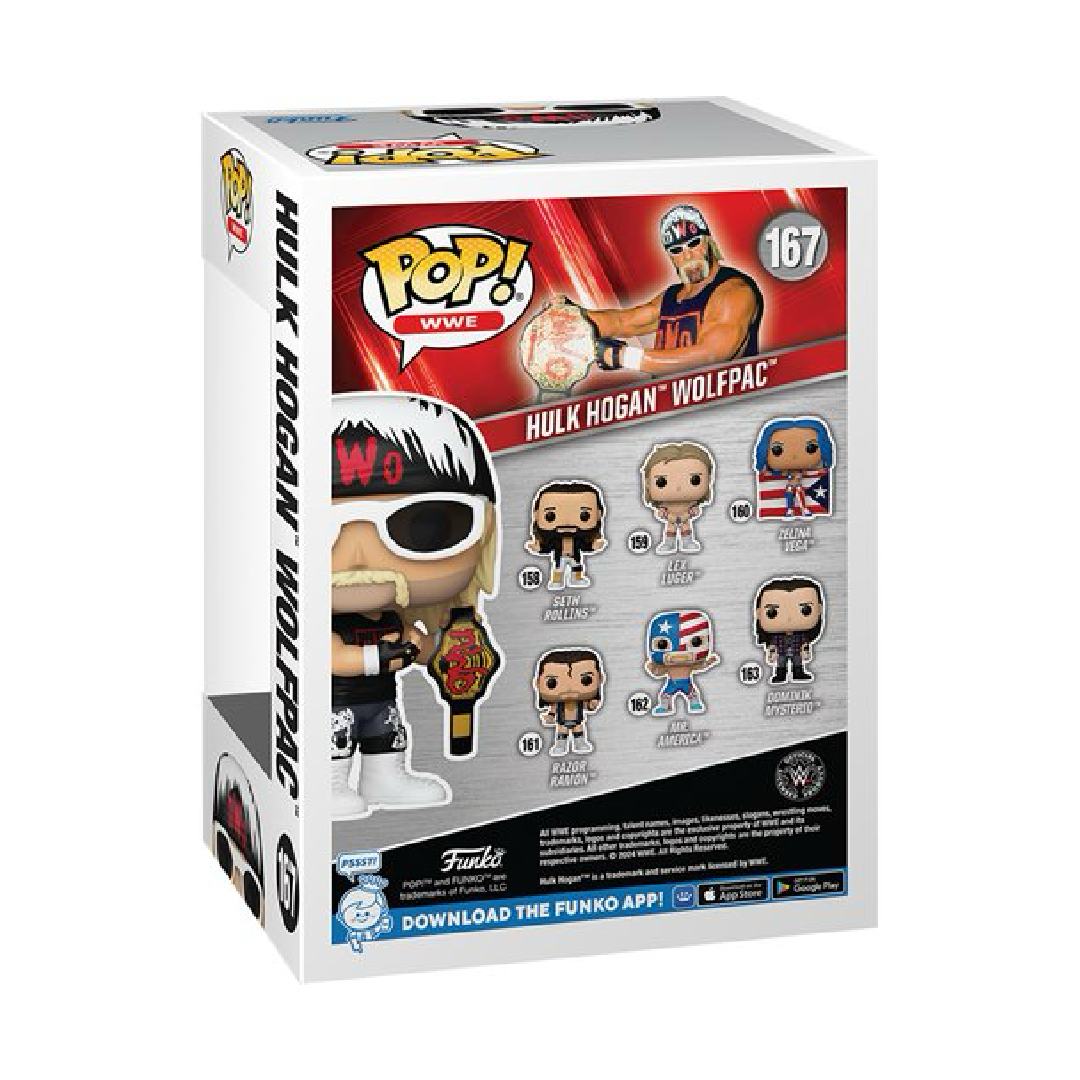 WWE Hulk Hogan Wolfpac Funko Pop! Vinyl Figure #167