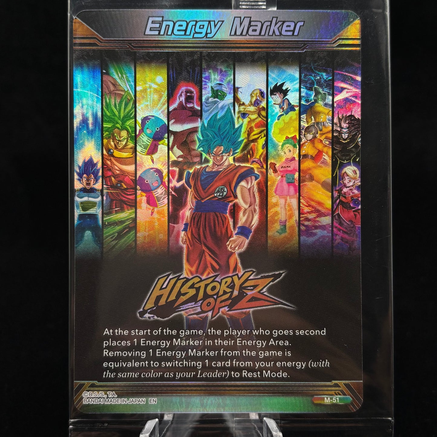 Energy Marker - History of Z (M-51) - Three Glorious Fighters *Sealed* Single Card