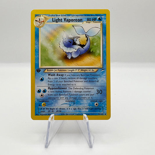 Light Vaporeon - Neo Destiny (N4) Near Mint 1st Edition