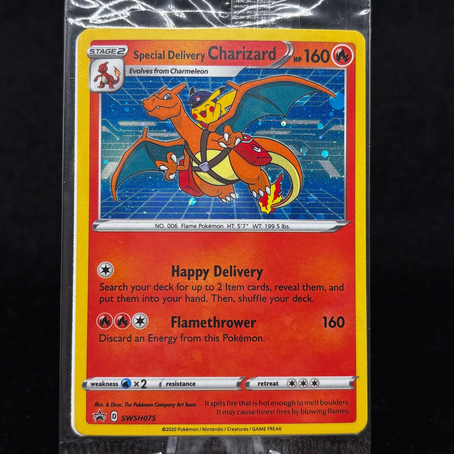 Special Delivery Charizard - SWSH075 *Sealed* Single Card