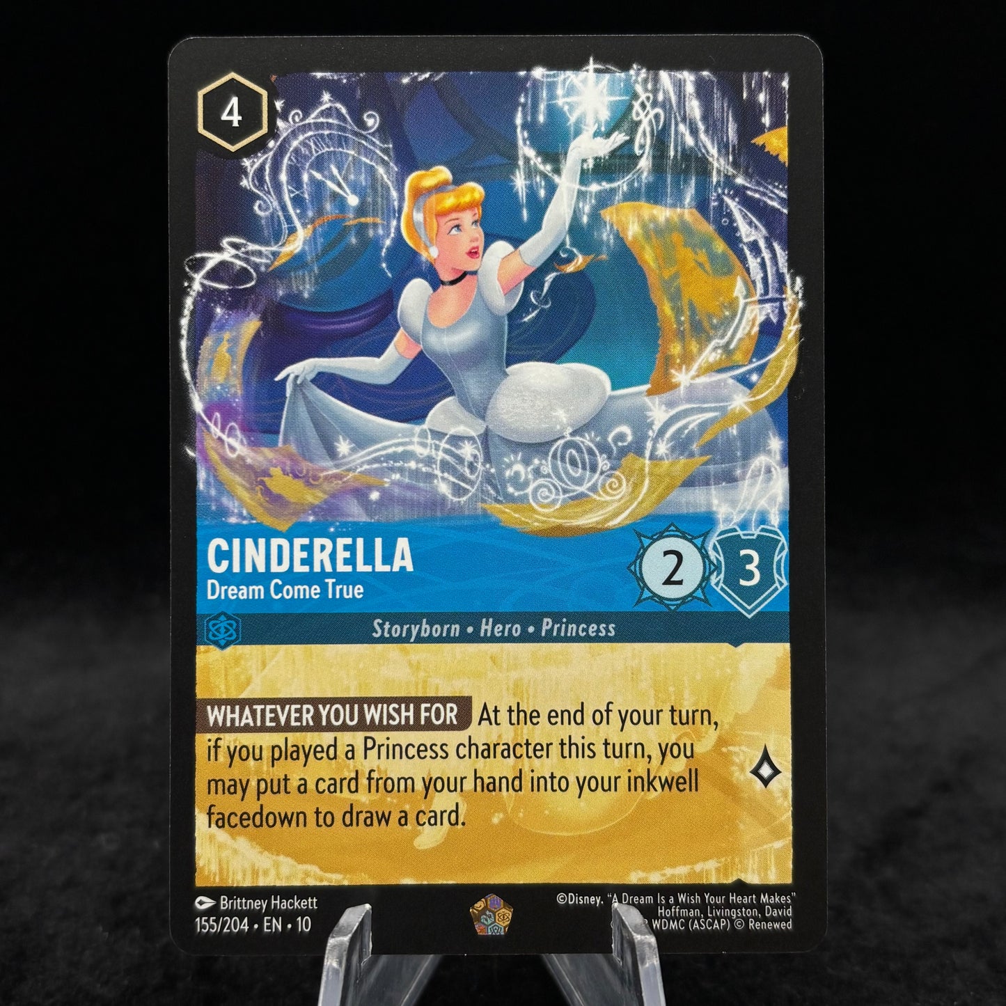 Cinderella - Dream Come True - Whispers in the Well Single Card