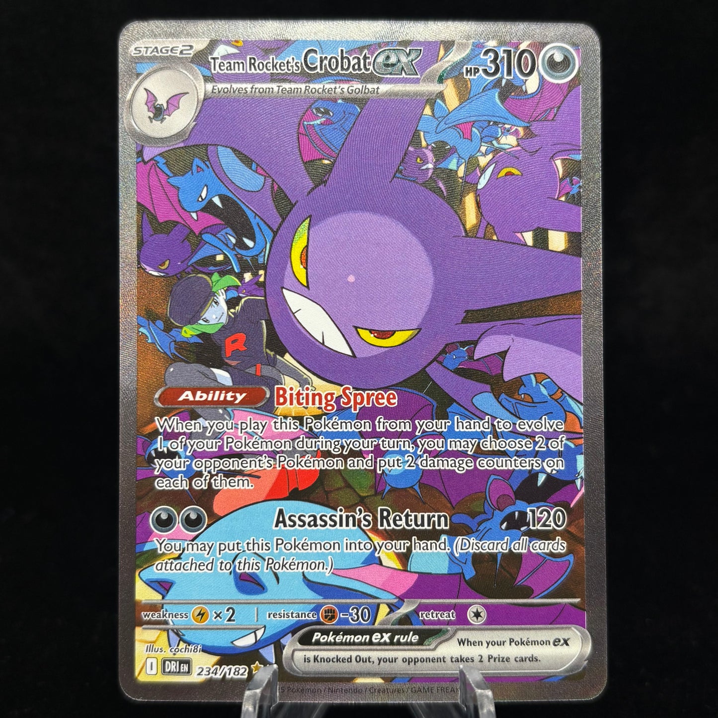 Team Rocket's Crobat ex 234/182