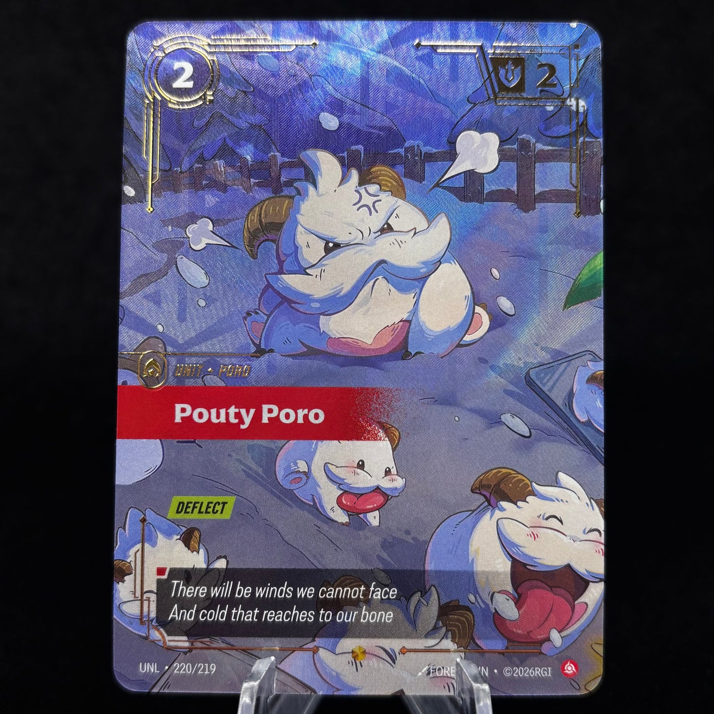 Pouty Poro (Overnumbered) - Unleashed Single Card