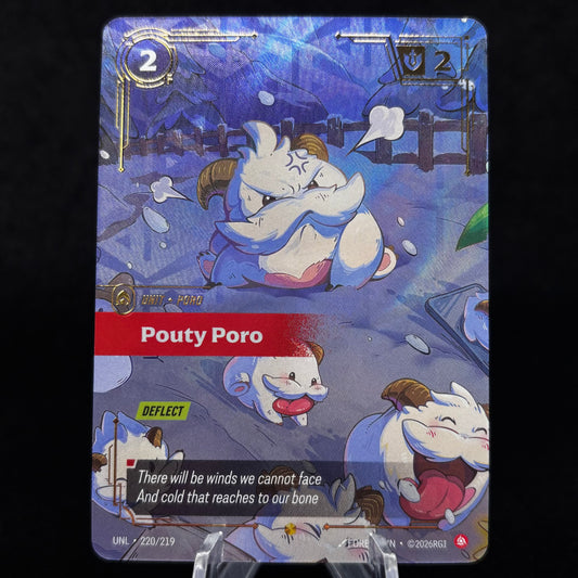 Pouty Poro (Overnumbered) - Unleashed Single Card