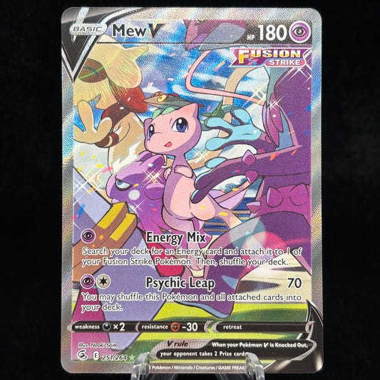 Mew V (Alternate Full Art) 251/264 Single Card