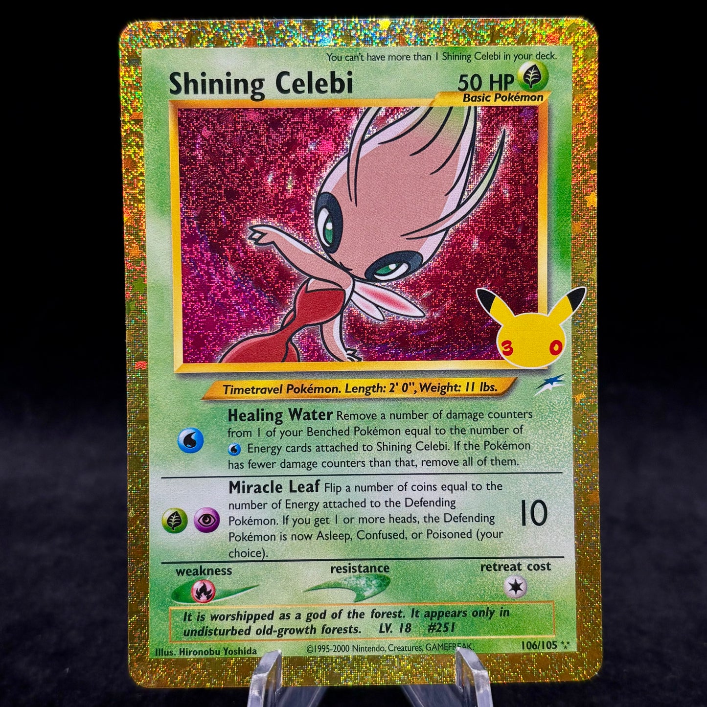 Shining Celebi - ME: 30th Celebration Classic Collection Single Card