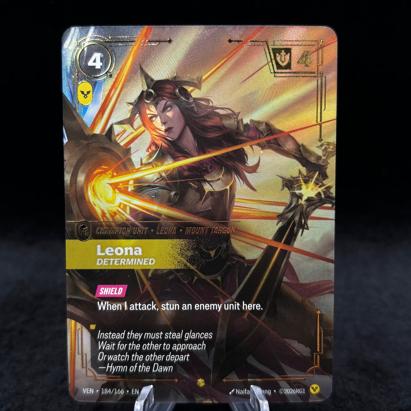 Leona, Determined (Overnumbered) - Vendetta Single Card
