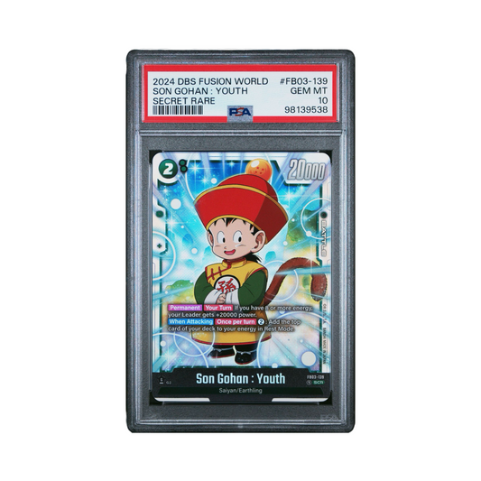 PSA 10 Fusion World Son Gohan Youth SCR #FB03-139