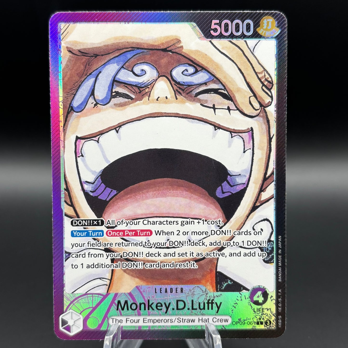 Monkey.D.Luffy (061) (Parallel) - Emperors in the New World (OP09) Single Card