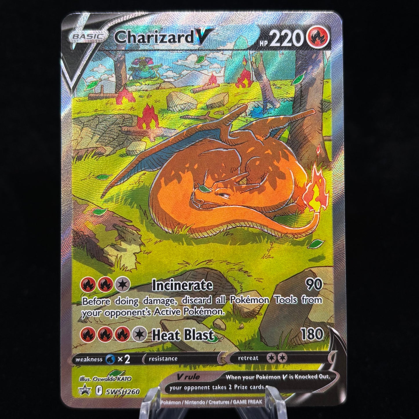 Charizard V - SWSH260 *Light Play* Single Card