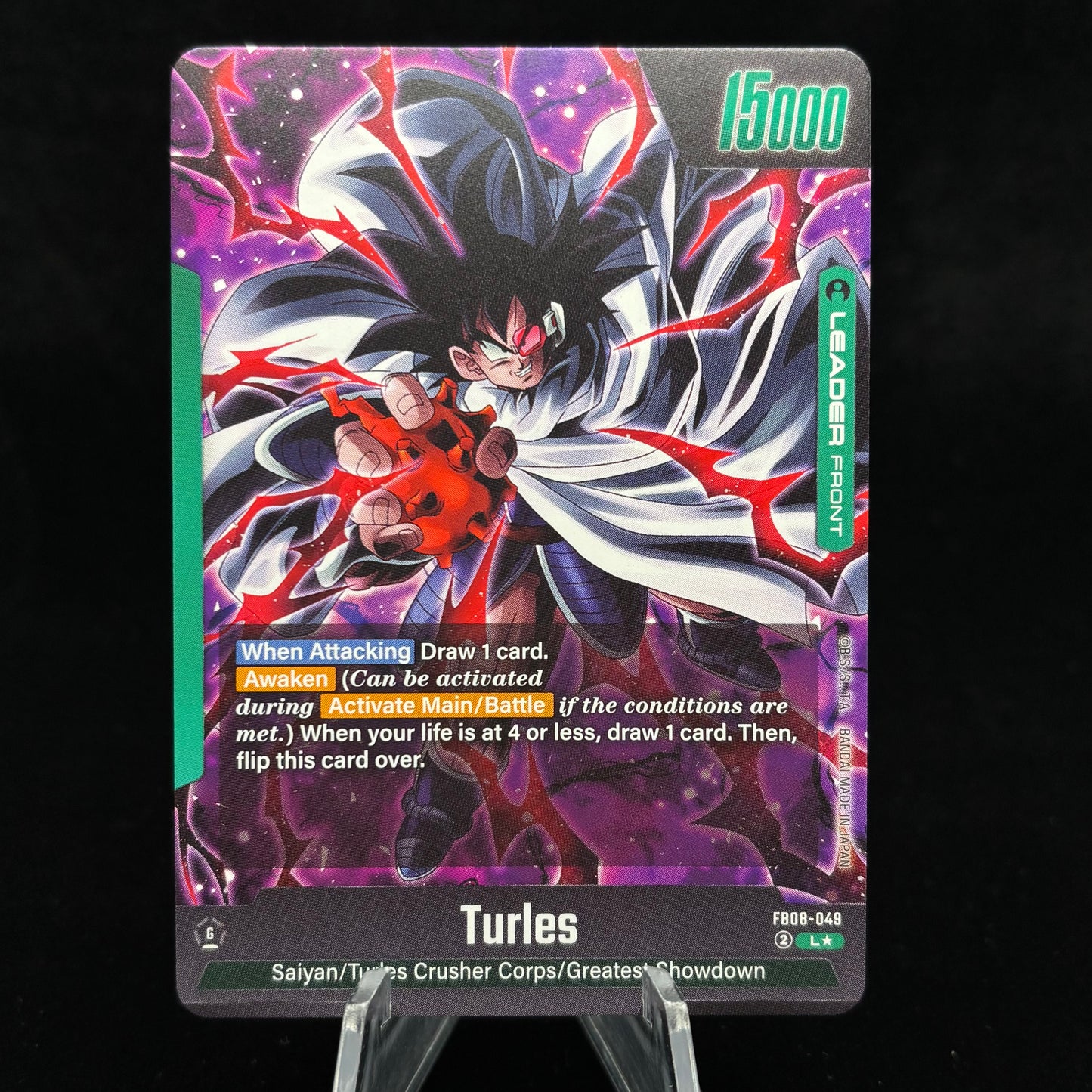 Turles - FB08-049 (Alternate Art) - Saiyan's Pride Single Card